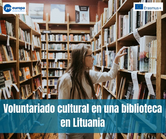 Voluntariado cultural en una biblioteca en Lituania